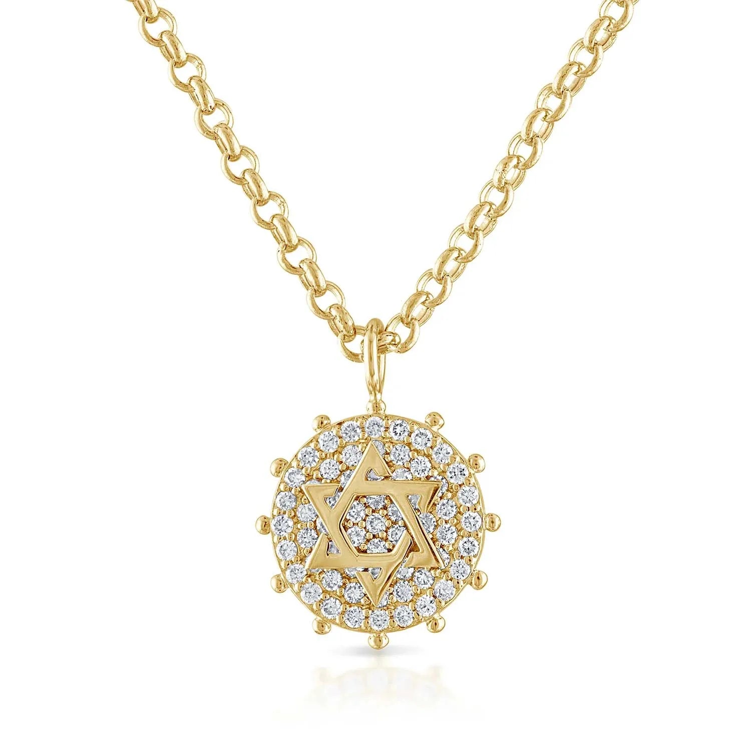 For Classic Trendy Zircon Star Pendant Necklace for Women 925 Silver 14k Gold Plated Wedding Jewelry