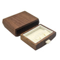Fancy Black Walnut Wood Jewelry Drawer Ring Box for Weddings 90x78x25mm-Cherry & More Colors Elegant Durable Storage Solution