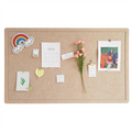 Foldable Felt Pin Cork Board Self-Adhesive for Walls Decorative Picture Framed