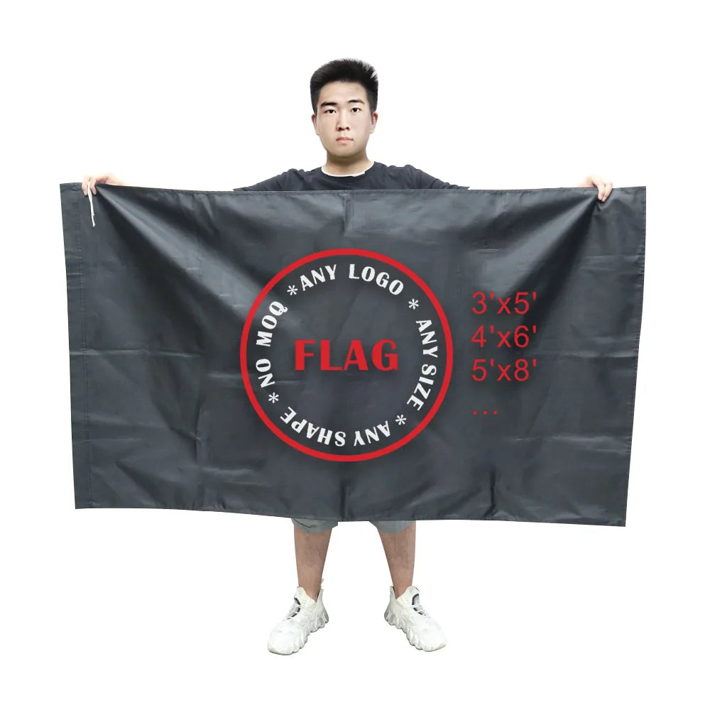 Business Promotional Custom Promo Flag Decorative Flags Custom Print Outdoor Indoor Sports Marketing  Flags