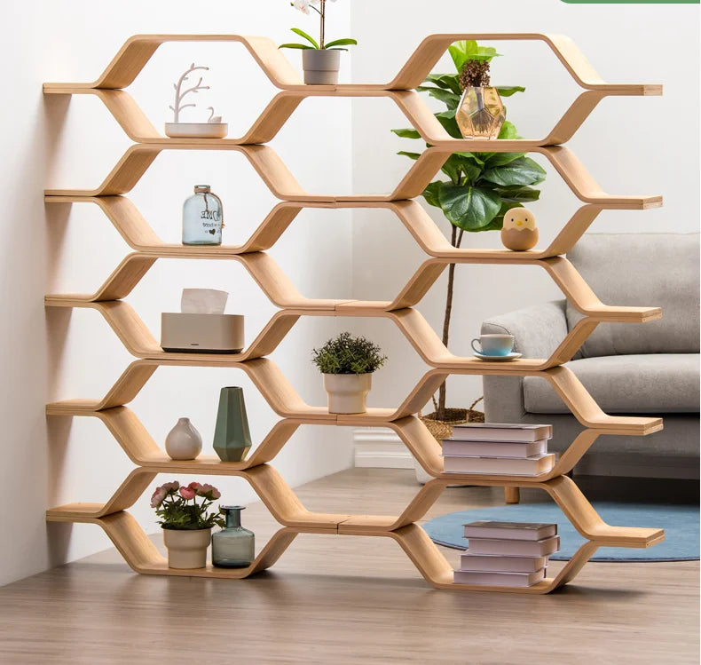 Modern Minimalist Wall Shelf Living Room Bedroom Wall Decoration Storage Consolidation Wall Shelf