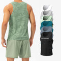 Wholesale Custom Men's Loose Breathable Sports Tank Top Outdoor Running Quick Drying Mesh High Elastic Sweat-wicking Gym Vest