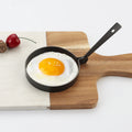Modern Small Round Stainless Steel Egg Fry Ring Non-Stick Kitchen Tool Manual Home Use Metal Egg Mold