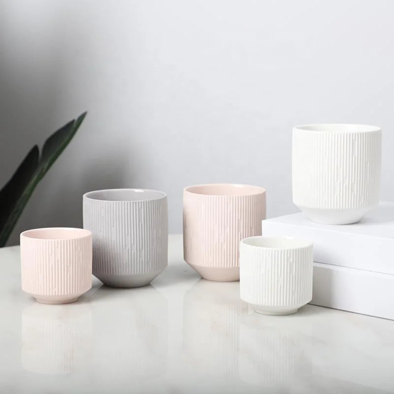 Luxury in Bulk Beauty Meteor Shooting Star Shape Cylinder Ceramic Candle Container Vessel Indoor Decoration Christmas Home Decor