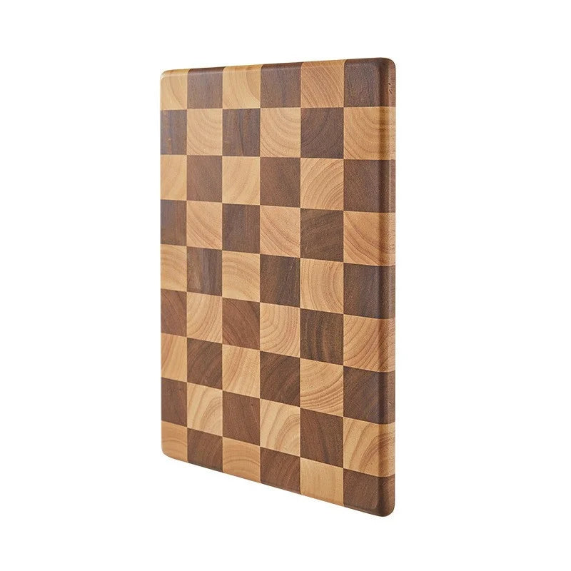 Chessboard Cutting Board Thickened Acacia Wood Rubber Wood Splicing Needle Cutting Cutting Board Home  Kitchen