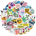 50Pcs Kawaii Kids Children Graffiti Label Sticker for School Shop Promotion Gifts Diy Decor Waterproof Stickers Custom
