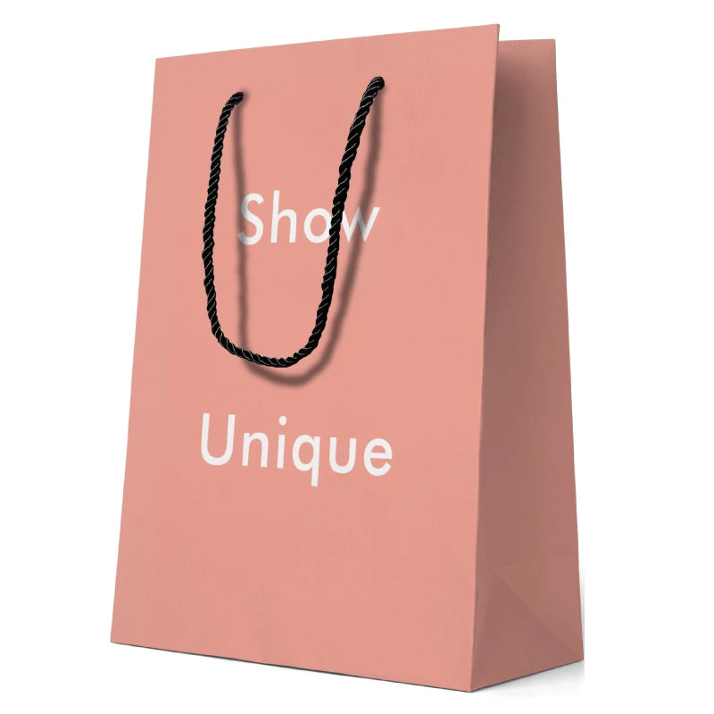 Luxury Retail Branding Printed White Paper Shopping Bag Ribbon Custom Logo Recyclable Customized Color Supermarket Promotion