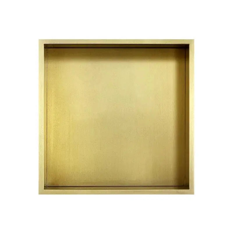 Brushed Gold Bathroom Luxury Wall Mounted  Niche Shampoo Shelf