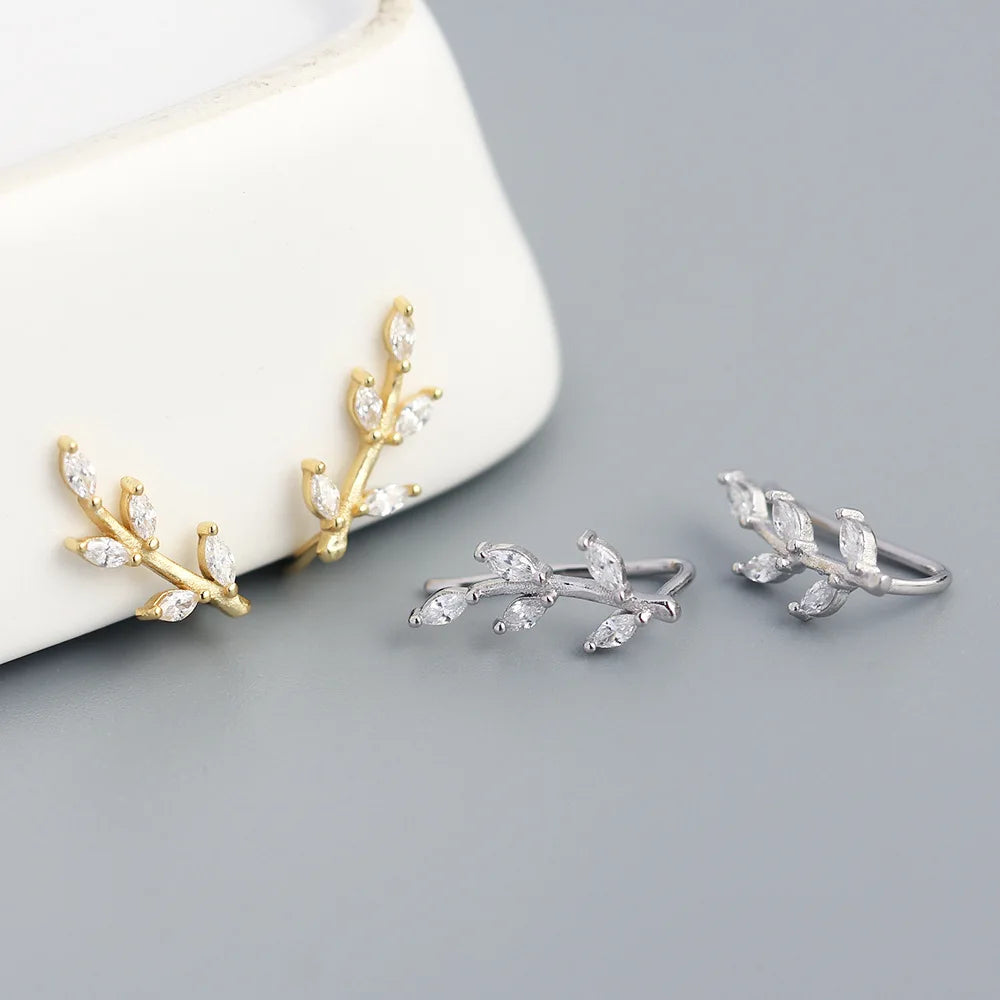 New Fashion S925 Sterling Silver Cubic Zircon Drop Earrings for Women Jewelry YHE0366