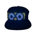 Programmable LED Glowing Baseball Cap with USB Charging for Party Decorations