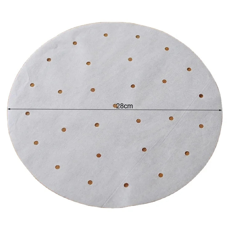 Wholesale Bun Dim Sum Silicone Coated Non-Stick Waterproof Steamer Cooking Paper Greaseproof Baking Oven Paper Roll