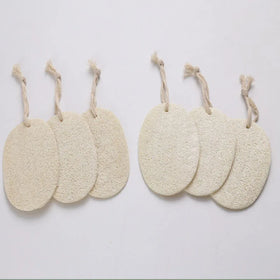 Eco Friendly Natural Loofah Sponge Body Shower Bath Kitchen Scrub Brush Exfoliating Dish Facial Face Loofah Pad