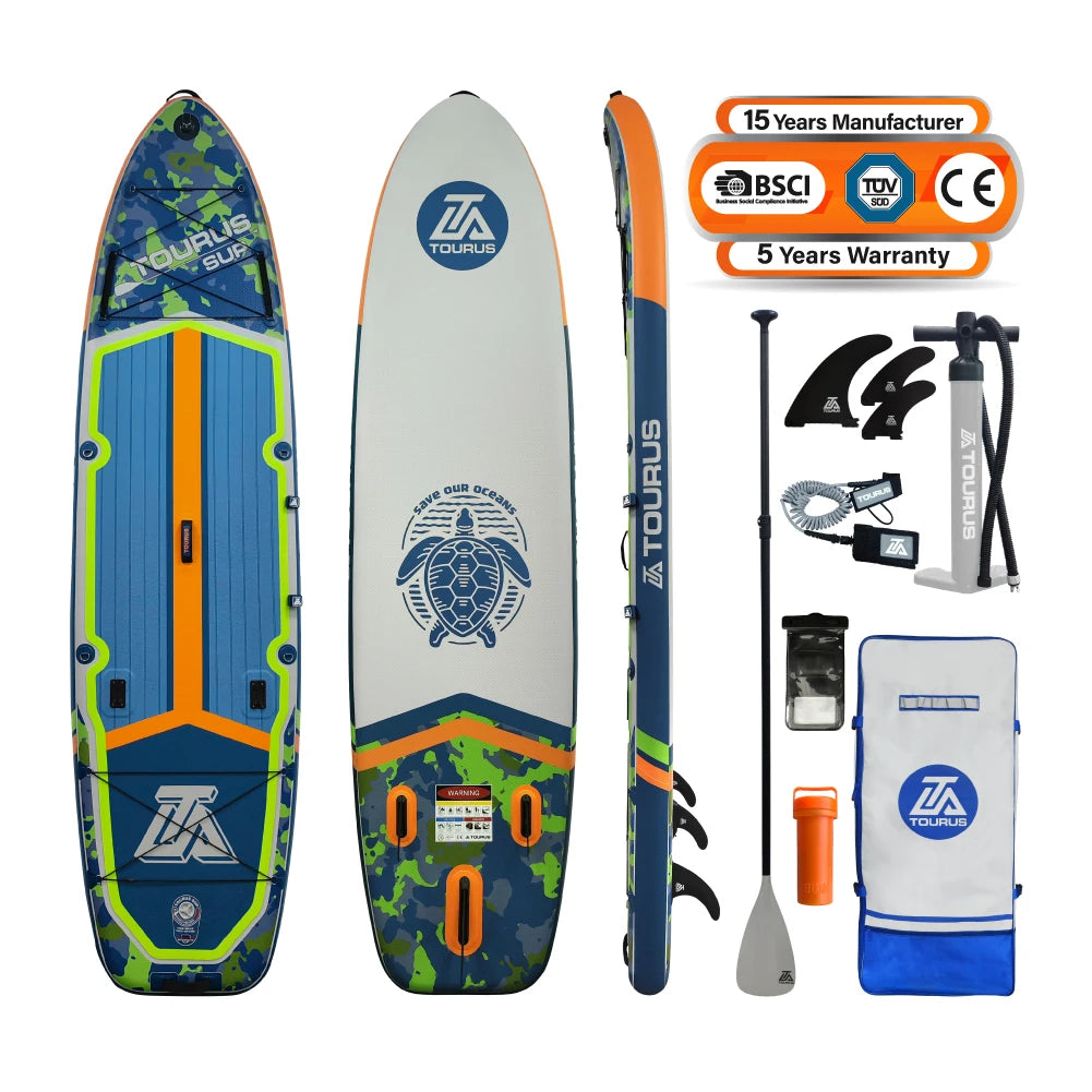 New Stand-Up Paddleboard Accessory OEM Inflatable PVC Fishing Board for Sub-Surfing & SUP for On-the-Water Adventures