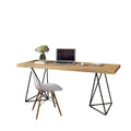 Nordic Solid Wood Simple Single Office Computer Desk and Chair