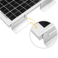Solar PV Mounting System RV Roof Holder Bracket Aluminium Mounting Kit Can Supply Drawing As Project Design