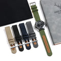 Wholesale 18mm 20mm 22mm Quick Release Nylon Fabric Watch Strap Replaceable Wristband Leather Nylon Hybrid Watch Bands