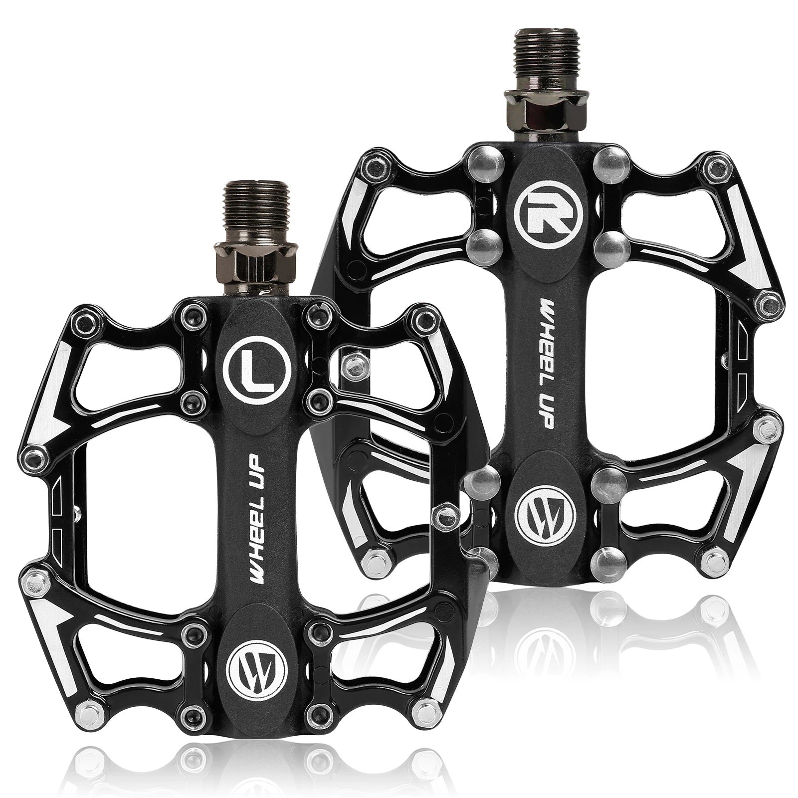 WHEEL up LXB177 Aluminum Alloy Bicycle Cycling Pedal Mountain Bike Durable Foot Pedal Non-slip Pedal Accessories