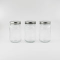 Kitchen Tool Glass Jar with Airtight Threaded Metal Lid Storage Cans Jam Bottles Come in Various Specifications