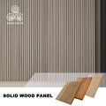 MUMU Wave Fluted Decoration Material Wooden Siding Carbonized Poplar Wood Wall Panel for Kitchen