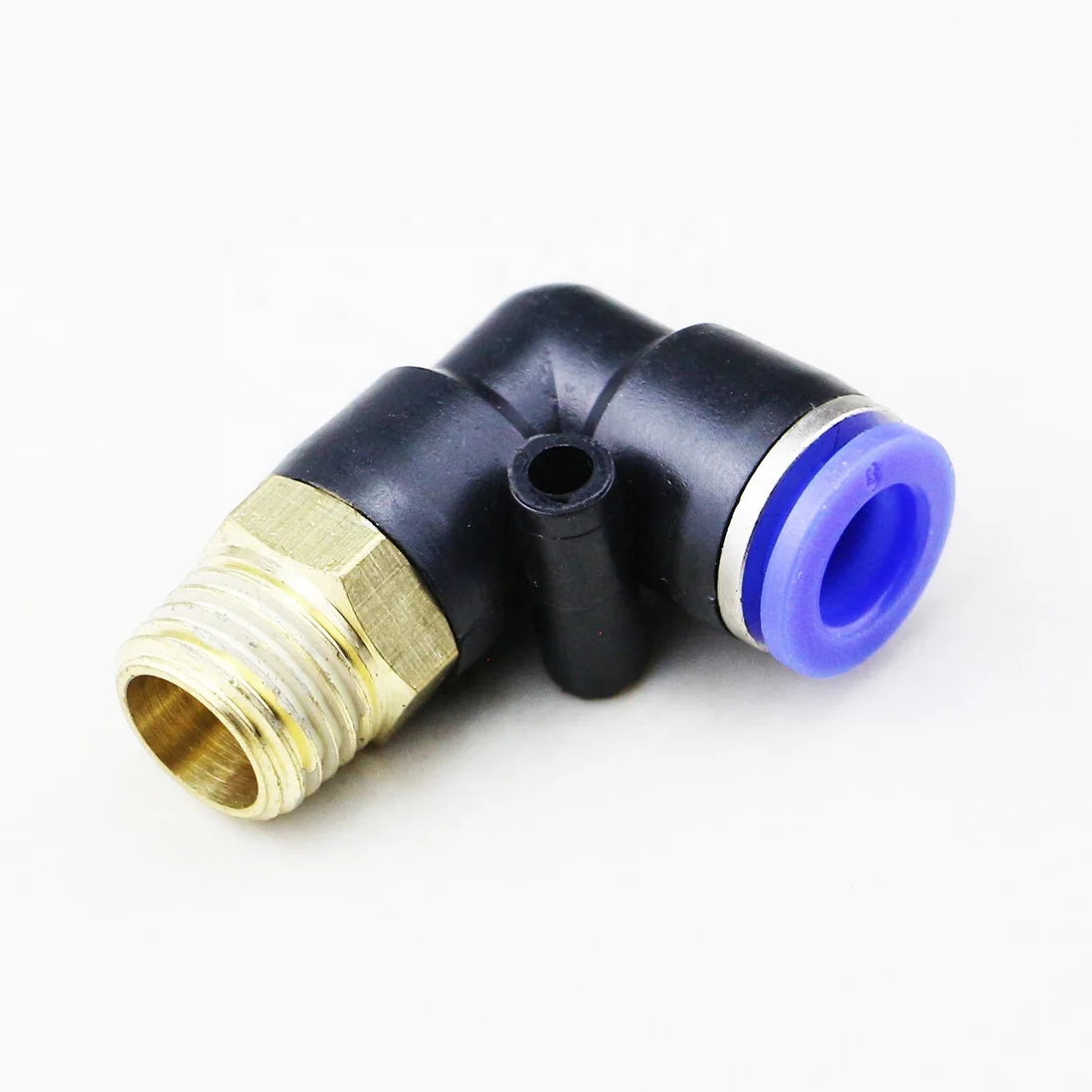 BSP 1/8" 1/4" 3.8'' 1/2'' 4mm to 16mm PL Plastic Male Thread Connector 90 Degree Elbow Union air Fittings Pneumatic