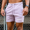 Custom Logo Summer Plus Size Running Fitness Sports Casual Five-Point Pants Workout Cotton Men'S Shorts