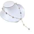 Good Price Fancy Colorful Natural Freshwater Pearl Necklace Adjustable Sweater Chain Pearl Pendant for Girls