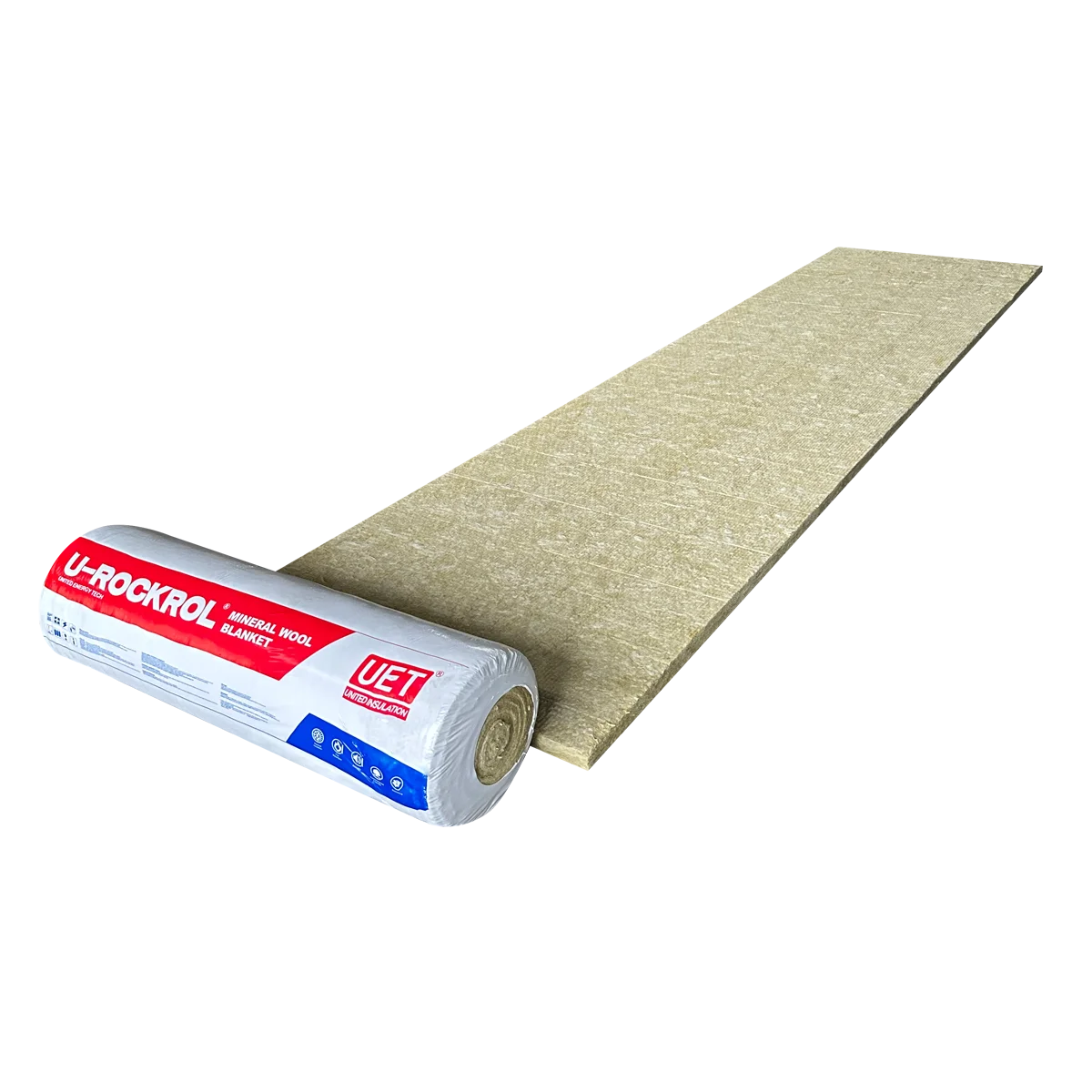 Cheap Price Modern 80kg/m3 Mineral Wool Rock Wool Roll ISO Certified Sound Insulation Thermal 50mm Sheet Outdoor Rock Wool Roll