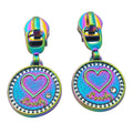 Custom Metal Zipper Slider Rainbow Color Handbag Zip Pullers 5# Nylon Zipper Pull