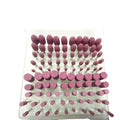 Subulate 100pcs Set 4-10mm Polishing Cylinder 1/8 Shank Abrasive Mounted Stone Drill Bit Set for Rotary Tool 100pcs Set 6mm