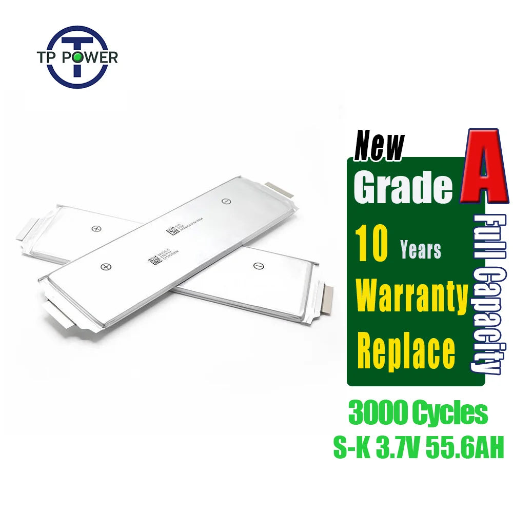 SK Pouch Cells 55.6Ah KOREA Rechargeable Electric Scooter Litium Li-ion Power Polymer NMC 3.7v 55.5Ah AKKU Lipo Lithium Battery