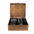 Dad Whiskey Glass Set of 2 Bourbon Whiskey Stones Includes Crystal Whisky Wood Box