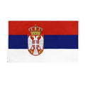Ready to Ship Fast Shipping 100% Polyester Flags 3x5ft Serbia All Country Flag MegaBDM