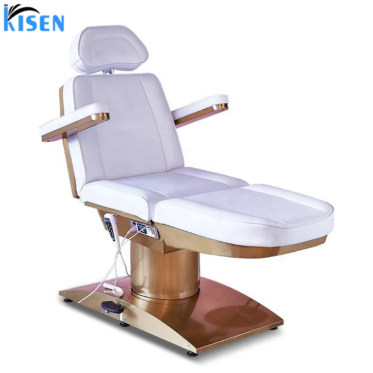 Kisen Electrical Beauty Salon Spa Massage Table Adjustable Treatment Facial Beauty Bed with 3 4 Motors and Rotation Function MegaBDM