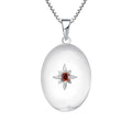 925 Sterling Silver Personal Custom Unfinished Ash Gift Anniversary Custom Design Diy Photo Inside Oval Locket Pendant