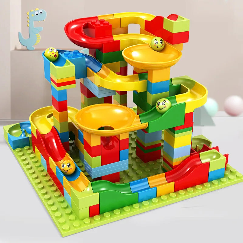 Aofeite CE/ISO Certified Educational Building Bricks Set for Toddlers-Many Pieces Large Plastic Friendly Kids Learning Toy