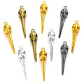 5 Color Bird Head Charms Alloy for Earring Necklace Pendants DIY Handmade Jewelry Accessories Making 44*11mm D566
