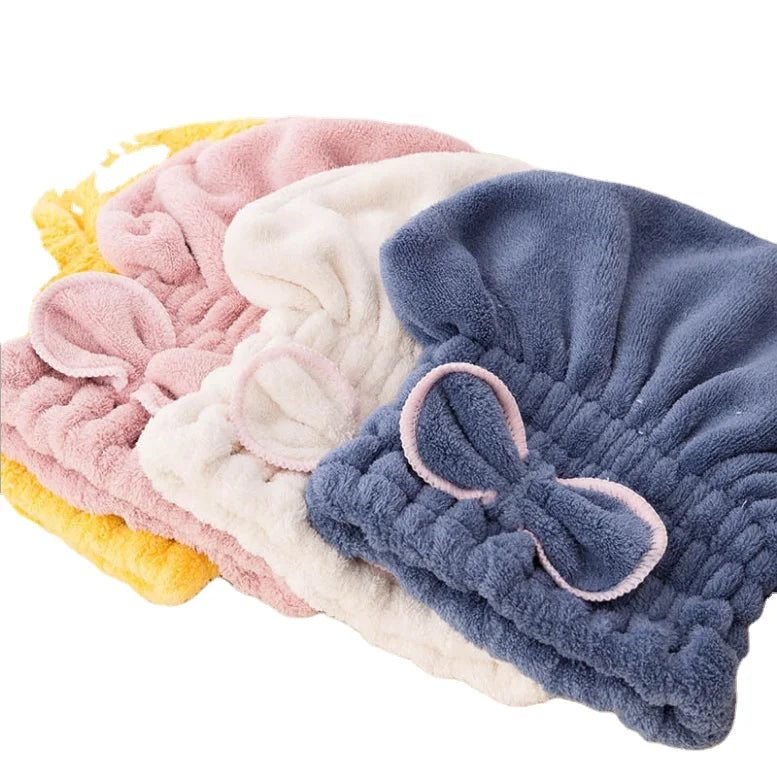 Custom Super Absorbent Kids Microfiber Hair Towel Wrap Hair Drying Cap Bonnet for Women Find Supplier in China