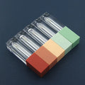Wholesale Cosmetic Packing Lip Gloss Containers Tube clear Rectangle Lipgloss Tube with Frosted Cap 3ml Empty Lip Gloss Tubes