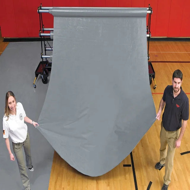 Manufacturer Wedding Ceremony Ground Tarp With PVC Coated Tarpaulin GYM Floor Cover Basketball Ground Cover With Customer Size