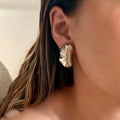 NEW CLASSICAL CICADA PUPAE PEAS MIXED EARRINGS 2026 Dazan Winter INS 18k Gold Plated Hypoallergenic Stainless Steel Lady Jewelry