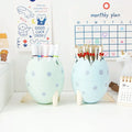 Fashion Kawaii Dinosaur Egg Pen Holder Student Stationery Pencil Bucket 3 Colors
