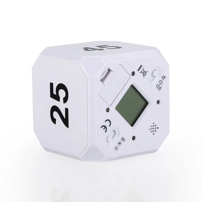 Portable Kids Mini Countdown Study Timer  Meeting Timer Digital Simple Operation Multi Cube Kitchen Timer