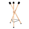 Solid Wood Beech Professional Playing Bracket Folding Beech Drum Stand