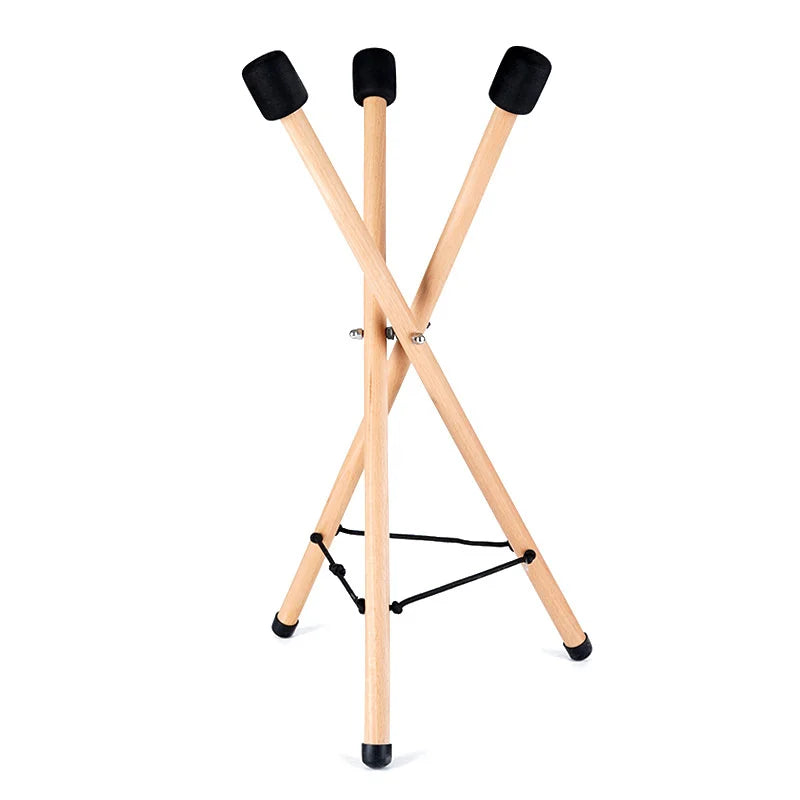 Solid Wood Beech Professional Playing Bracket Folding Beech Drum Stand