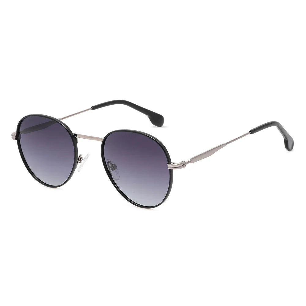 VIFF GLT2015 TAC Polarized Sunglasses High-end Round Men Stainless Steel Sunglasses