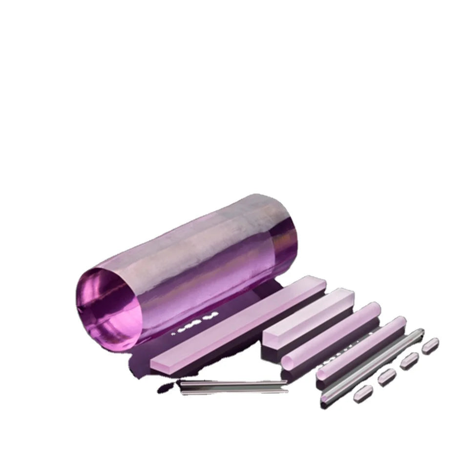 Nd YAG Laser Crystal Rod 7x145mm Replacement Part for Laser Welding Machine High Precision