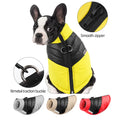 Patchwork Color Thick Padded Winter Warm Puppy Big Medium Waterproof Dog Jacket Coat Vest Wholesale Dog Clothes with D Ring