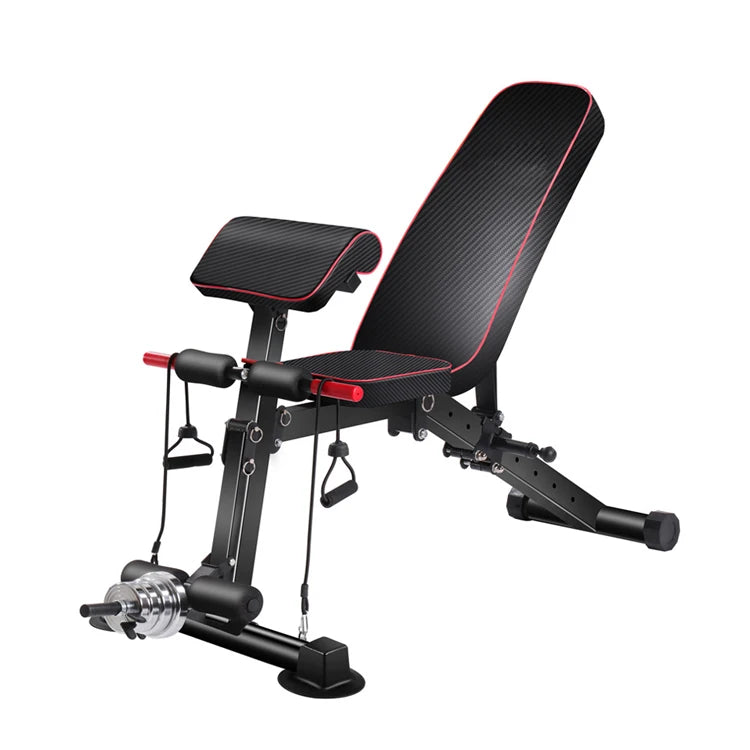 ZHOYA Factory Supply Adjustable Dumbbell Exercise Press Workout Bench Folding Incline Decline Workout Weight Bench Low-Priced