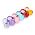 Factory Wholesale Cheap Ring Stud Earrings Packaging Case Colourful Round Cardboard Bowknot Wedding Jewel Ring Box