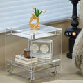Acrylic Shoe Box Magnetic Side  Table Transparent Double  Acrylic Adhesive Tape